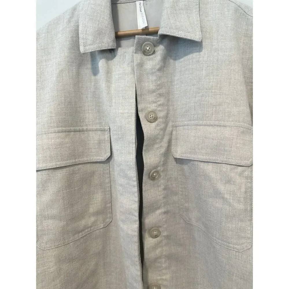 Aritziababaton Utility Flannel Button Shacket Blo… - image 4